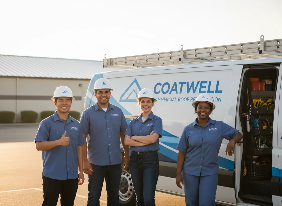 Commercial roof coating company in Cheshire, MA